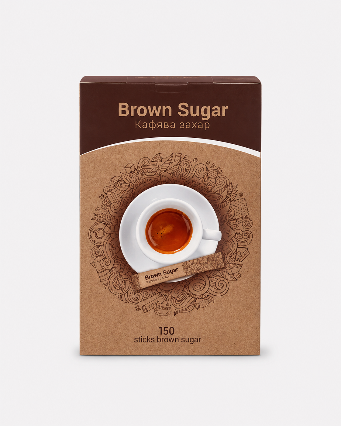 Кафява захар 150х3.5g